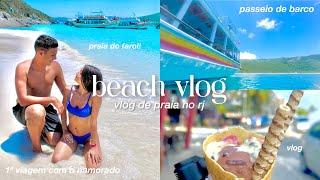 vlog de praia! cabo frio e arraial do cabo: primeira viagem com meu namorado! - dudah rocha