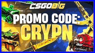 THE BEST CSGOBIG PROMO CODE for MAXIMUM BONUS AND FREE CASES