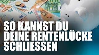 1.000€ mehr Rente im Monat - das musst du dafür sparen!