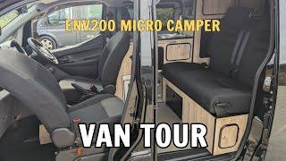 Fully Electric Campervan Tour - Van Tour of Our 2020 Nissan eNV200 40kWh Micro EV Camper