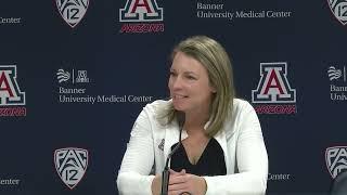 Arizona Softball Press Conference - Caitlin Lowe