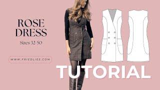 "Rose" Dress- Step- by- step Sewing tutorial