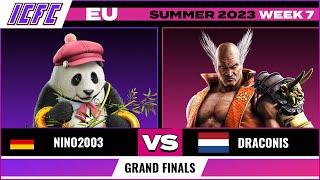 Nino2003 (Panda) Draconic (Heihachi)  ICFC Tekken 7 - EU: Summer 2023 - Week 7 Grand Finals