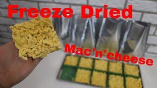 Freeze Dried Macaroni and Cheese Recipe! #harvestright #harvestrightfreezedryer