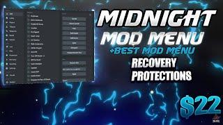 GTA 5 ONLINE MIDNIGHT MOD MENU SHOWCASE - BEST MOD MENU - RECOVERY, PROTECTIONS, ATTACKING!