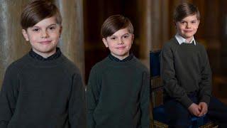 Prince Oscar, Duke of Scania, celebrates his 9th birthday.