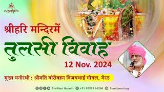 Tulsi Vivah Wedding Celebrations at ShriHari Mandir | 12 November 2024