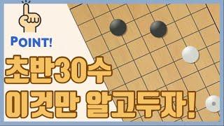 [포석기초(1)] 큰 곳보다는 급한 곳을 두세요 #바둑기초#바둑강좌#바둑입문