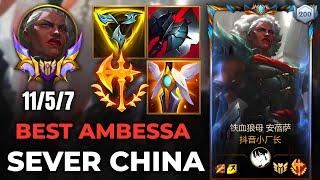 Ambessa Wild Rift China - Build, Runes, Season 16, Challenger Ranked - Gameplay Ambessa