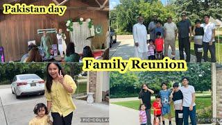 Family Aye Hajj ki mubarak baat k liye| 14th August Party | Routine in USA