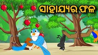 Sahajyara Phala Tuni Chidiya Bird Story Odia gapa moral story tiki chadhei