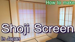 Japanese woodworking projects // Making Japanese Shoji Screen // Samurai woodworker joinery