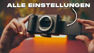 Sony ZV E1 Anfänger Guide / Anleitung -  Alle Einstellungen Video & Foto Modus