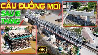 CẦU ĐUỐNG MỚI SAU 16 THÁNG KHỞI CÔNG|| CẦU ĐƯỜNG SẮT ĐÃ THÀNH HÌNH #cauduongmoi #cauduonghientai