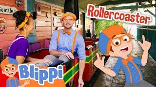 Visit Adventure City with Blippi x Meekah! | Blippi | Moonbug Kids - Fun Zone