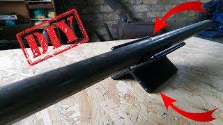 Amazing Diy Tool Idea Centered Holes in Round Pipe