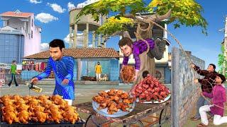 Tandoori Chicken Thief Famous Street Food Chicken Chor Hindi Kahani Hindi Moral Stories Comedy Video