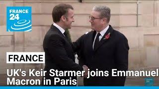 UK's Keir Starmer joins Emmanuel Macron in Paris as France marks WWI armistice day • FRANCE 24