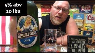 St. Pauli Girl Imported German Lager ~ Beer Review