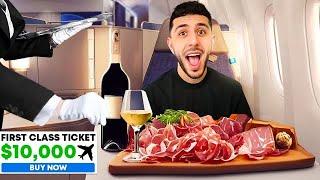 I Bought The Most Expensive Airplane Ticket! **FIRST CLASS**