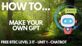 DIY AI - Create Your Own GPT for Free with No Code | Easy AI Tutorial