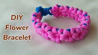 Handmade Flower Bracelet Idea | How to make Macrame Bracelet at home | DIY Easy Friendship Band