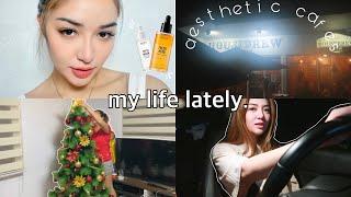 VLOGMAS DAY1 | Aesthetic Cafes in Pampanga, Driving, Glowing Skin Routine, Prank Call & BTS 