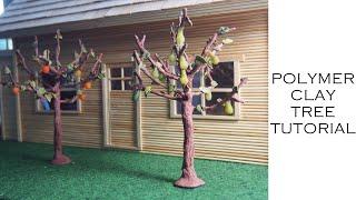 Polymer Clay Tree Tutorial  - Apple and Pear Tree