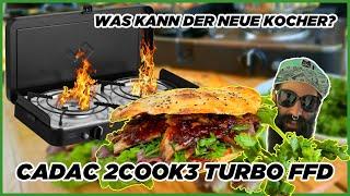 CADAC 2Cook3 TURBO FFD Deluxe Stove | Kann man damit auch richtig Kochen??