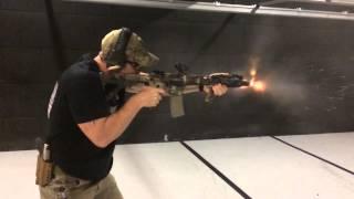 Kryptek Highlander Beast AR 15 Mag Dump in Slow Motion