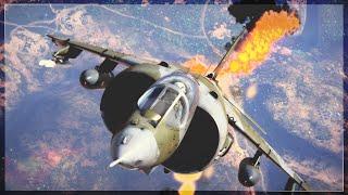 HARRIER VTOL ROCKET SALVO CLOSE AIR SUPPORT