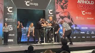 THE BEST ARMWRESTLING MATCH AT ARNOLD CLASSIC 2025 | ILIYAN VALKOV VS ALEXANDER KURDYUKOV FINAL 70KG