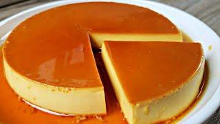 [SUB] 3 IngredientsHomemade Leche Flan | No Oven, No Bake, No Mixer, No Condensed Milk