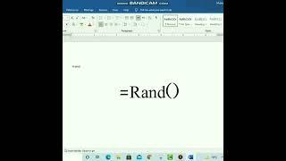 How to Generate Random Text in MS Word using formula || Write Random Paragraph in Microsoft Word