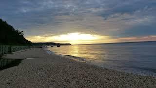 Beautiful Sunset on a private Beach in Suffolk County