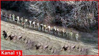 Russian soldiers shoot their own commander and troops surrender en masse