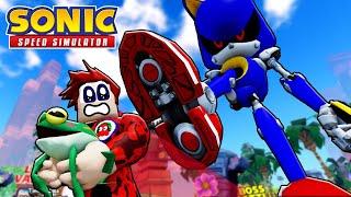 We Unlocked SECRET SKINS In Sonic Speed Simulator!! (Froggy + HUGE Metal Sonic)