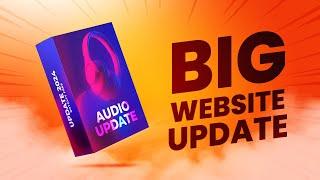 NEW Audio Page Update on My Website - Download Royalty Free Logo Intro Music