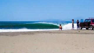 Thunderbomb action surfing Nicaragua at the boom