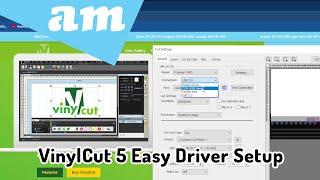 With Latest VinylCut 5 Vinyl Cutting Software, No Driver Needed for Most Vinyl Cutters Setup