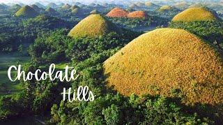 Chocolate Hills Drone Shot