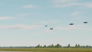 4 plane formation with AI