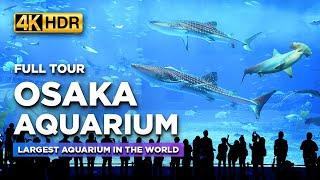 Full Tour of OSAKA AQUARIUM Kaiyukan | Explore One of the LARGEST Aquariums in the World!【4K HDR】