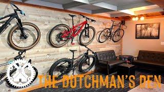 DREAM GARAGE & BIKE SHOP Tour | The Dutchman's Den | A DIY Bike Cave Build!