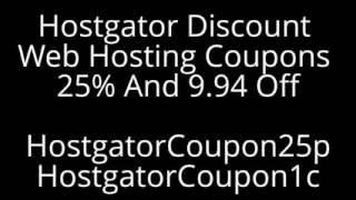 Best Hostgator Coupon Code 2014   Hostgator Discount Web Hosting Coupons 25% And 9 94 Off ‏