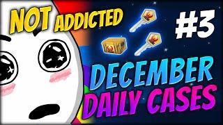 NOT ADDICTED  DECEMBER DAILY CASES DAY 3 - CS:GO CASE OPENING / UNBOXING