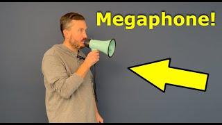 Be the Voice of the Crowd: MyMealivos Portable Megaphone Review & Power Test!