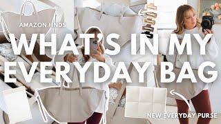 *NEW* WHAT'S IN MY EVERYDAY BAG: under $50 tote bag find + amazon finds + daily planner review