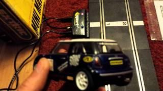 Scalextric Mini Mayhem set and track