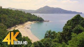 Beautiful Phuket Beaches in 4K (Ultra HD) - Urban Relax Video from Thailand (with Music ) - 1.5 HRS